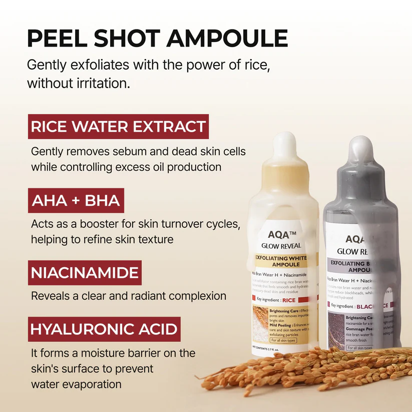 Final 3 Hours: 42% OFF🔥 Gentle Exfoliator Glow Rice Ampoule-Suitable for All Skin Types