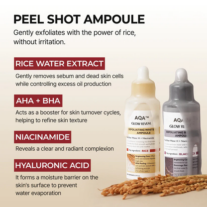 Final 3 Hours: 42% OFF🔥 Gentle Exfoliator Glow Rice Ampoule-Suitable for All Skin Types