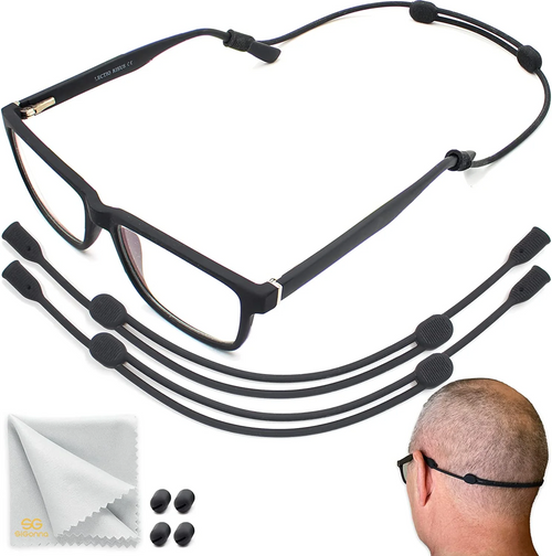 ✨LAST DAY SALE 60% OFF✨Silicone Glasses Strap Holder - No-Tail Eyeglass Strap Cord String